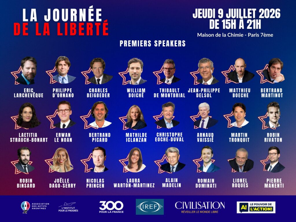 La Journée de la Liberté 2026 : réservez votre place pour l’événement économique de l’année à Paris